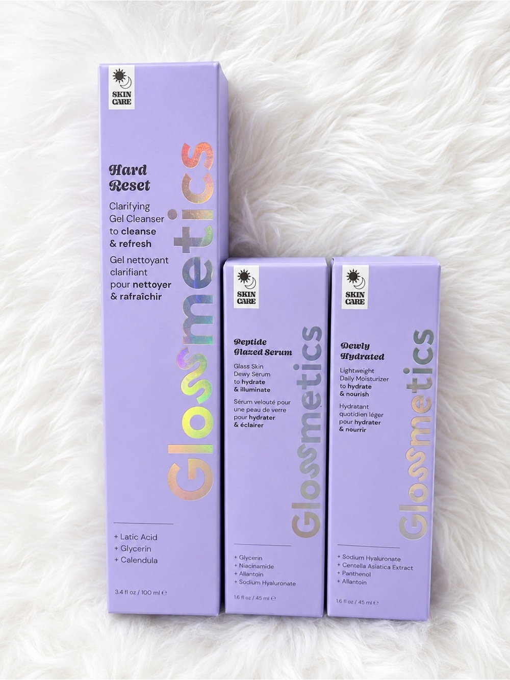 Glossmetics 3-piece skincare